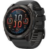 Ceas Garmin Fenix 8 Amoled Sapphire Titanium 51mm Carbon-Negru