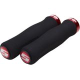Mansoane SRAM Locking Contour Foam 129mm negru with Single rosu Clamp and End Plugs