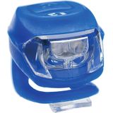 Far Bicicleta Spate Bikefun Pixie 2, albastru, LED, 2 functii, silicon