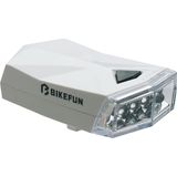 Far Bicicleta Fata Bikefun Square, 4 LED-uri albe, 3 functii - JY-585W