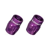 Set Capac Valva-Ventil (2 buc) Granite Design Juicy Nipples (GVC24-17) alu CNC pt valva AV (schrader) functii suplimentare - extragere ventil-dezumflare mov, AM