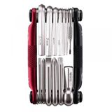 Multitool Crank Brothers M13, negru-rosu