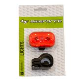 Far Bicicleta Spate BikeForce Modest 3 led rosu 3 functii