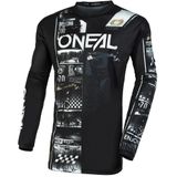 Bluza Ciclism O'Neal Element Attack Youth, Negru, alb