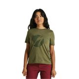 Tricou Specialized FJALLRAVEN Women's Wool SS Verde