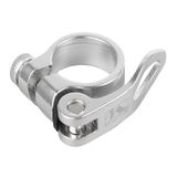 Colier Bicicleta QR M-Wave, 34.9mm, argintiu
