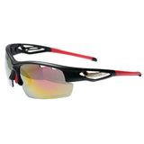Ochelari Ciclism Bikefun BF Fly, negru-rosu