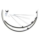 Aparatori Noroi Bikefun Alu/Plastic, Silver-Carbon