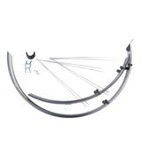 Aparatoare noroi Trekking, plastic-aluminiu