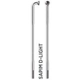 Spita Sapim Leader Inox 14G 184mm J-Bend + Polyax cupru 14G 12mm argintiu