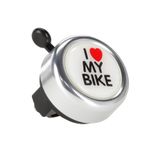 Sonerie bicicletă Kross I LOVE MY BIKE II aluminiu/plastic