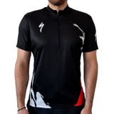 Tricou Ciclism Tehnic Specialized Men's Ride 1/4 Zip SS, Trail of Flames