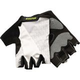 Manusi Bicicleta Scurte BikeFun Duke, alb-negru