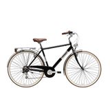 City Bike Adriatica Panarea 28", 6S, barbati, negru