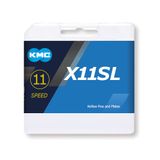 Lanţ KMC X11SL SILVER 1/2x1/128 118L