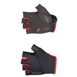 Manusi Bicicleta Scurte Northwave Fast, negru-rosu