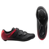 Pantofi Ciclism Northwave Road Core 2, negru-rosu