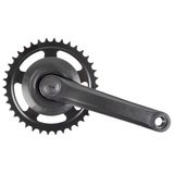 Angrenaj Pedalier metal SXT, 1V, negru, 38T