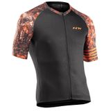 Tricou Ciclism Tehnic Northwave Blade, negru/portocaliu