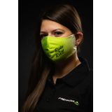 Bandana Bikefun, masca, unisex, alb/verde
