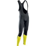 Pantaloni Ciclism Northwave Force 2, lung, bretele, negru-fluo galben