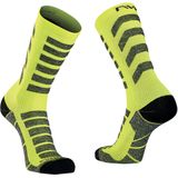 Sosete Ciclism Northwave NW Husky Ceramic, negru-galben-fluo