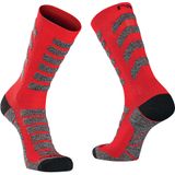 Sosete Ciclism Northwave NW Husky Ceramic, negru-rosu