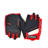 Manusi Bicicleta Scurte Bikeforce Luminite, rosu-negru