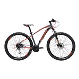 Bicicleta Hardtail Adriatica Wing RS, 29", antracit-fluo-rosu