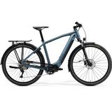 Bicicleta Electrica Trekking Merida eSPRESSO 500 EQ Silk, albastru-gri