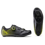 Pantofi Ciclism Northwave Road Storm Carbon 2, negru-fluo
