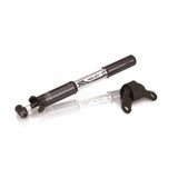 Pompa Bicicleta mini XLC Race PU-R03 7 bar silver-Negru dual head
