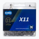 Lant Bicicleta KMC X11 11 Viteze 1/2 x 11/128 118L Argintiu