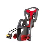 Scaun Bicicleta Copii Bellelli Peppe B-Fix Spate, cadru, gri-rosu