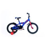 Bicicleta Copii cu Roti Ajutatoare Magellan Kevin 16 blue-burgundy