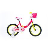 Bicicleta Copii cu Roti Ajutatoare Magellan Candy 16 pink-yellow