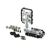 Pedale Bicicleta XLC MTB/Trekking-Syst.-Pedal PD-S02 one-sided negru /silve SB-Plus