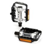 Pedale Bicicleta XLC MTB-Pedal PD-M03 aluminiu argintiu negru aluminium Cage