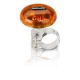 Sonerie Bicicleta XLC DD-M12 orange transparent 36 mm