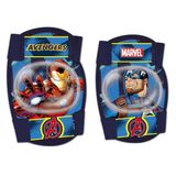 Genunchiere si cotiere Avengers albastru-inchis