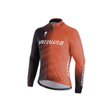 Jacheta Ciclism Specialized Therminal SL Team Expert Jersey LS Rocket, rosu-negru