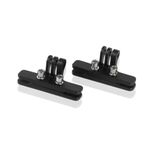 Adaptor XLC pentru camere actiune, negru, saddle rail mounting