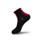 Sosete FLR Elite 14cm Negru-Rosu