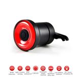 Far Bicicleta Spate Bikeforce, senzor frana si miscare, 30 LUM, USB, 400mAh