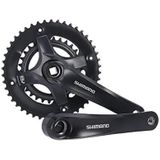 Angrenaj Pedalier Shimano Tourney FC-TY501-2, 46X30T, brat 170mm, pt 7/8 viteze, pe spate