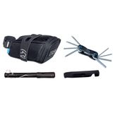 Borseta Bicicleta sub Sa Combipack PRO, Minipump, Tool, Tire, leviere
