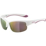 Ochelari Ciclism Flexxy YOUTH HR white mat-purple pink mirror Cat. 3