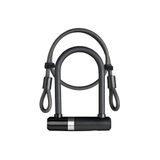 Antifurt Bicicleta, U-Lock AXA Newton Pro UL MINI 150/14 + cablu 100*8mm negru