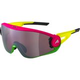 Ochelari Ciclism Alpina 5W1NG pink-green-yellow mat Q