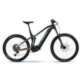 Bicicleta Electrica Full Suspension Haibike AllMtn 7 2023 matte gloss green caramel black